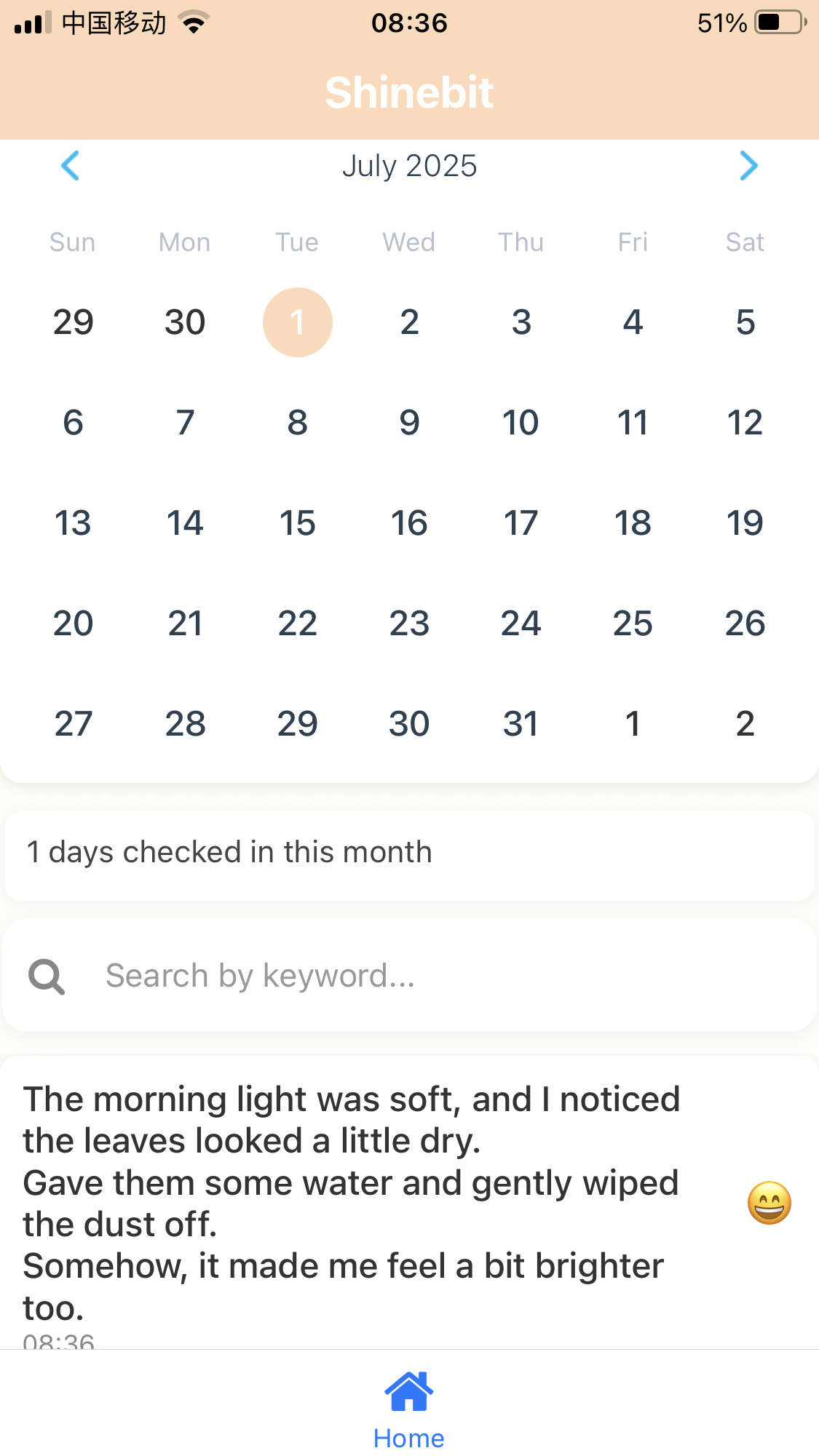 Calendar View